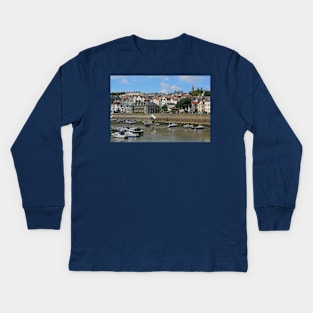 St Peter Port, Guernsey Kids Long Sleeve T-Shirt